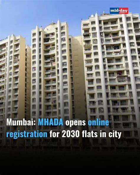 Mumbai: MHADA Launches Online Registration For 2,030 Flats .